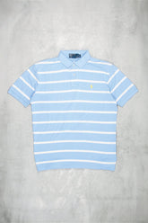 Ralph Lauren Vintage Polo Shirt - Farbe: LightSkyBlue - Größe: M - VintageR2